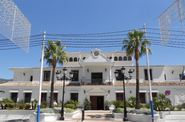 Rathaus von Mijas Pueblo in Andalusien